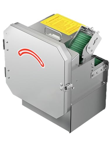 YCNLYSSR Elektrischer Gemüseschneider und -zerkleinerer, kommerzieller Gemüseprozessor aus Edelstahl mit Einstellbarer Dicke für eine effiziente Küchenzubereitung von YCNLYSSR