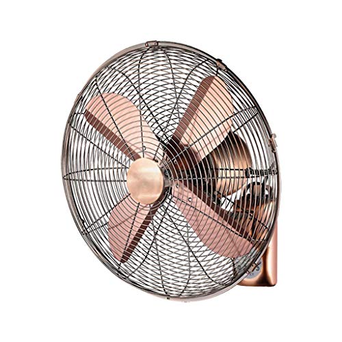 YCNLYSSR Elektrischer Ventilator Retro-Wandventilator aus Kupfer, oszillierender industrieller Ventilator mit Fernbedienung für den Haushalt, 14/16/18 Zoll von YCNLYSSR