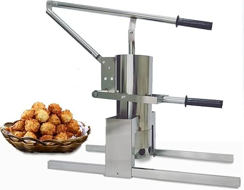 YCNLYSSR Fleischbällchen-Maker, Werkzeug zur Herstellung Kleiner Fleischbällchenformen, kommerzielle manuelle Formmaschine, Edelstahl-Garnelen-Fisch-Rindfleisch-Schweinefleischbällchen von YCNLYSSR