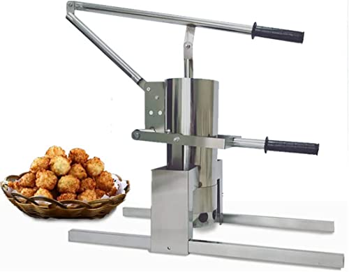 YCNLYSSR Fleischbällchenmaschine, kleine kommerzielle manuelle Fleischbällchenformmaschine, Werkzeug zur Herstellung von Edelstahlbällchen, für Garnelen, Fisch, Rindfleischbällchen von YCNLYSSR