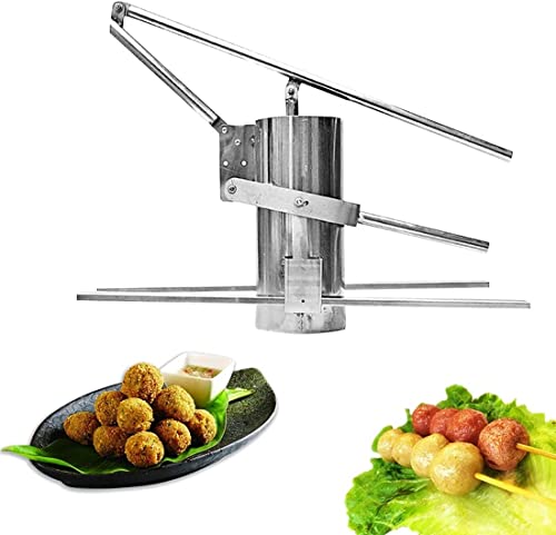 YCNLYSSR Frikadellenformen, professionelle, kommerzielle manuelle Ballerformmaschine, kleine Krokettenformen, 19 mm (25 mm) von YCNLYSSR