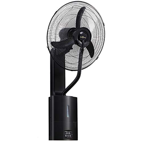YCNLYSSR Oszillierender Nebelventilator – Luftbefeuchter mit Timer, Fernbedienung, Smart für Zuhause, an der Wand montierter kommerzieller Hochgeschwindigkeits-Industrieventilator von YCNLYSSR
