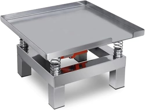 YCNLYSSR Vibrationstest Kleiner Beton-Rütteltisch Mini-Vibrationsplattform aus Edelstahl, Tischprüfblock Kompaktes und effizientes Modell von YCNLYSSR