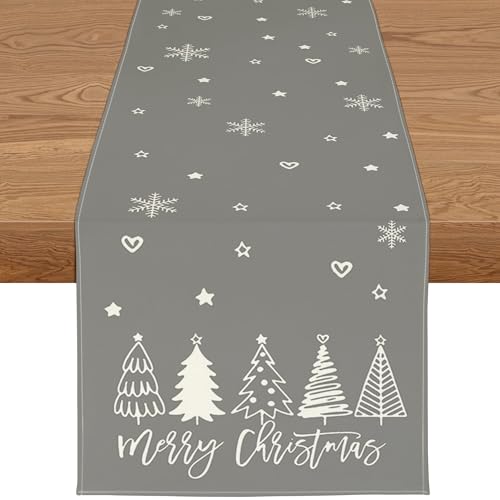 YCOLL Decoración Navideña Camino de Mesa Navidad Invierno Impermeable Camino de Mesa Navidad Moderna para Interiores y Exteriores Fiesta Cocina Comedor YCOLL Decoración Navideña Camino de Mesa Navidad Invierno Impermeable Camino de Mesa Navidad Moderna para Interiores y Exteriores Fiesta Cocina Comedor von YCOLL