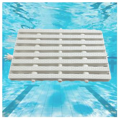 ABS-Schwimmbad-Überlaufgitter, Duschablauf-Filterabdeckung, Gespleißtes Dachrinnen-Überlaufgitter, Auslass For Oberirdischen Pool Und Gehweg-Balkondusche ( Color : White , Size : 20x100CM/10pcs ) von YCOVSFP