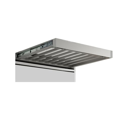 Ausziehbare Hosenschublade for Platzsparenden Wäscheständer Unter Dem Schrank, Perfekt for Trocknen Von Kleidung Über Der Waschmaschine(Gray,560-610mm) von YCOVSFP