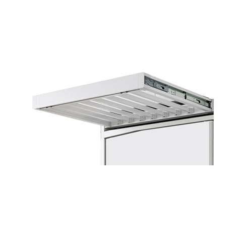 Ausziehbare Hosenschublade for Platzsparenden Wäscheständer Unter Dem Schrank, Perfekt for Trocknen Von Kleidung Über Der Waschmaschine(White,660-710mm) von YCOVSFP