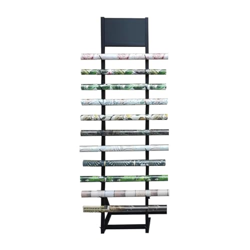 YCOVSFP Papierrollen-Organizer, Stoffrollen-Organizer, Hält 12 Rollen Vinyl, Hält Vinyl, Transferpapierband, Tapeten, Fensterfolie, Tapeten YCOVSFP Papierrollen-Organizer, Stoffrollen-Organizer, Hält 12 Rollen Vinyl, Hält Vinyl, Transferpapierband, Tapeten, Fensterfolie, Tapeten von YCOVSFP