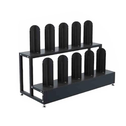 YCOVSFP Stoffrollen-Lagerregal, Mobiles Vinylrollen-Regal, Metall-Blaupausenregal for Tapeten, Autofensterfolien, Medienstoffrollen(75x48x53cm) von YCOVSFP