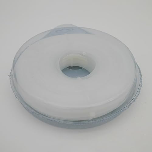 Rasenmäherteile 2.4 / .7 3MM 1LB Runde Quadratische weiße Rollentrimmer-Sägelinie Passend for Nylon-Drahtbürstenschneider-Grasstrimmer-Ersatzteile(3.0MM Round) von YCSOZMM