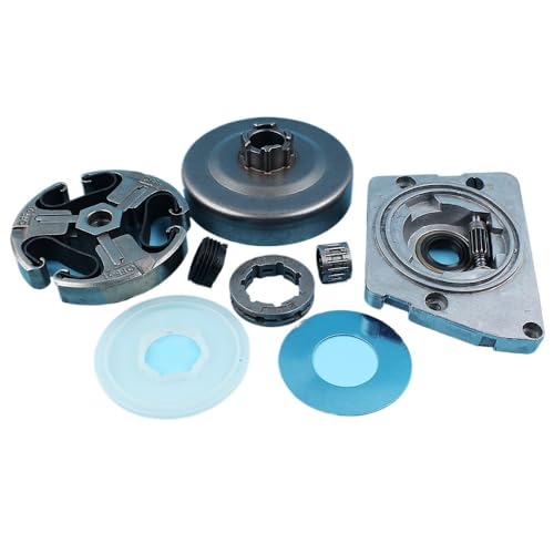 Rasenmäherteile 3/8"-7T Kupplung Trommel Kettenrad Felge Ölpumpe Unterlegscheibe Kit für 268 272 272XP 66 61 266 Kettensäge Schneckengetriebe Staubschutz Rasenmäherteile 3/8"-7T Kupplung Trommel Kettenrad Felge Ölpumpe Unterlegscheibe Kit für 268 272 272XP 66 61 266 Kettensäge Schneckengetriebe Staubschutz von YCSOZMM