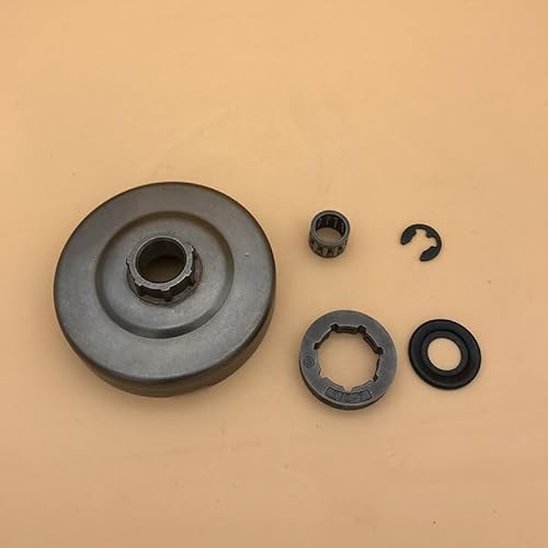 Rasenmäherteile 3/8" 7T Kupplung Trommel Kettenrad Lager Unterlegscheibe Clip Kit for HUSQVARNA 365 362 371 372 XP 372XP Kettensäge Teile von YCSOZMM