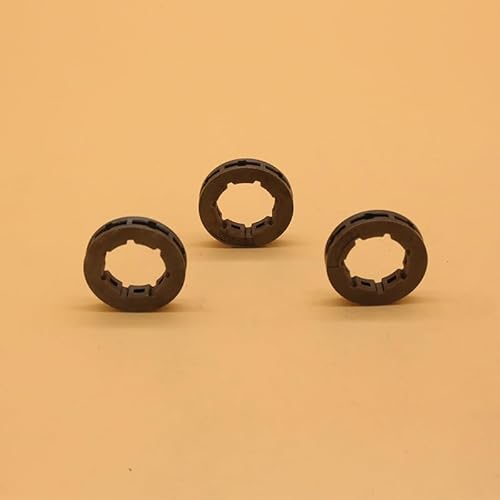 Rasenmäherteile 3 Stück .325 7T kleine Spline-Kettenantriebskettenradfelge passend for HUSQVARNA 340 346 346xp 345 350 351 353 357 455 460 Rancher Kettensäge von YCSOZMM