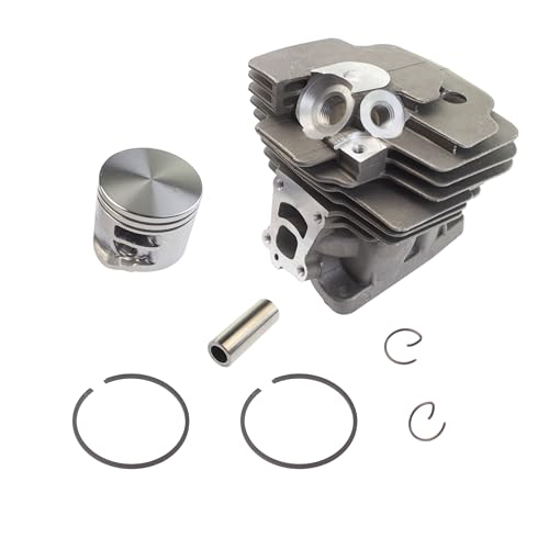 Rasenmäherteile 47 mm Nikasil-Zylinderkolbenbaugruppe 1140 020 1200, passend for Stihl-Kettensäge MS362 MS362C von YCSOZMM