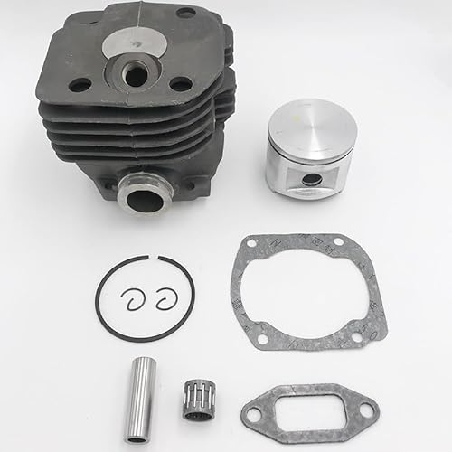Rasenmäherteile 48mm 50mm Große 52mm Runde Zylinder Kolben Ringe Käfig Lager Dichtung Set Kit for HUSQVARNA 365 362 372 kettensäge Motor Teile(Big 52mm hus 372) von YCSOZMM