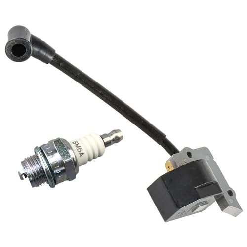 Rasenmäherteile 530039212 530039229 Zündspulenmodul mit BM6A for Zündkerze for McCulloch Heckenschere MAC BL150 MC025 MC125 von YCSOZMM