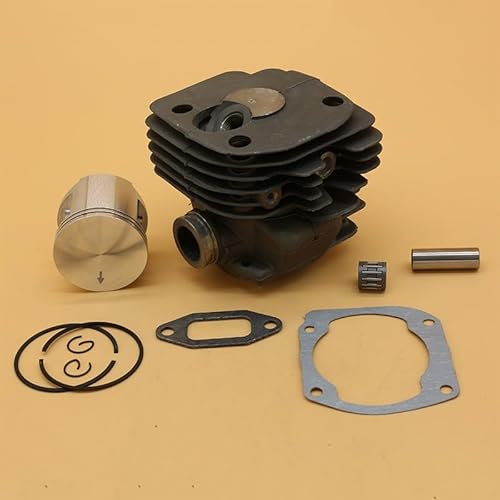 Rasenmäherteile Erhöhen Sie 52 mm & amp;50 Zylinderkolben passend for HUSQVARNA 371 372 372XP JONSERED 2171 2165 2163 2071 2065 2063 Gas-Kettensägenteile(Big 52MM HUS372) von YCSOZMM