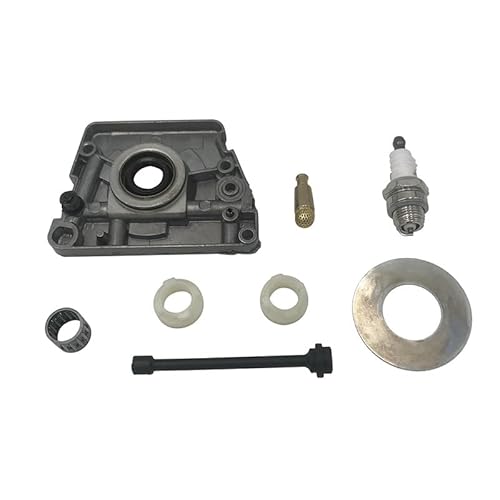 Rasenmäherteile HUNDURE Ölpumpe Schneckengetriebe Ölfilterschlauch Zündkerzensatz for HUSQVARNA 61 66 266 268 272 XP 266XP 268XP 272XP Kettensägenteile von YCSOZMM