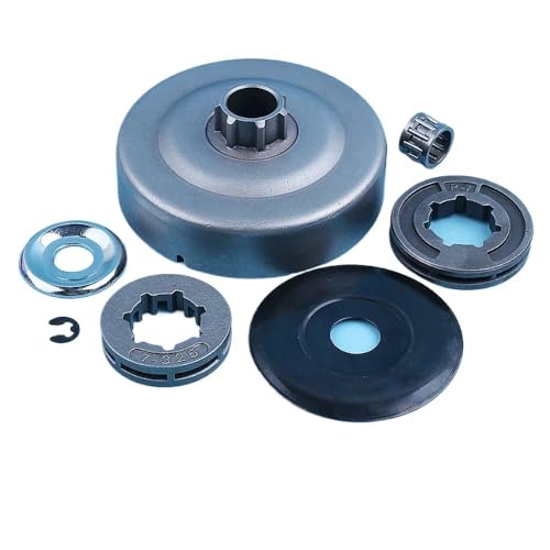 Rasenmäherteile Kupplungstrommel 17 mm Felge Kettenrad Unterlegscheibe Abdeckung Kit für Stihl 024 026 MS240 MS260 MS261 MS270 MS280 MS281 MS291 Kettensäge .325 P-7T Rasenmäherteile Kupplungstrommel 17 mm Felge Kettenrad Unterlegscheibe Abdeckung Kit für Stihl 024 026 MS240 MS260 MS261 MS270 MS280 MS281 MS291 Kettensäge .325 P-7T von YCSOZMM