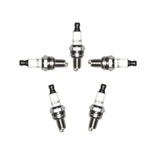 Rasenmäherteile Zündkerze 5 Stück CMR6H passend for Stihl Kettensäge MS171 MS181 MS192 MS193 MS201 MS201T MS211 MS231 MS241 MS251 MS150 von YCSOZMM