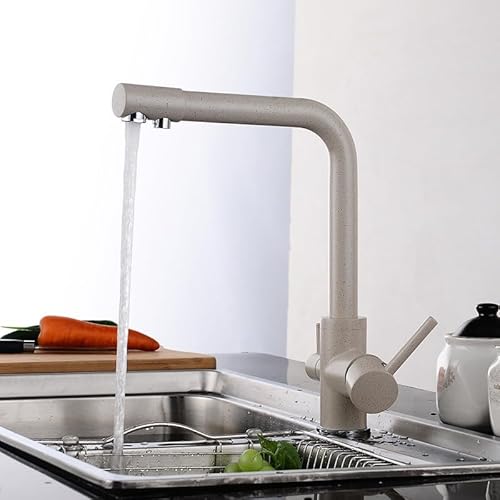3 -Wege -Küchenhahn mit Wasserfilter 360 ° Drehung 3 Wege Küchenhahn 3 in 1 Mixer Hahn für Wasserfilter Küchenmischer Taps 1 Loch Messing Gold, Schwarz Ancient LWX 3 -Wege -Küchenhahn mit Wasserfilter 360 ° Drehung 3 Wege Küchenhahn 3 in 1 Mixer Hahn für Wasserfilter Küchenmischer Taps 1 Loch Messing Gold, Schwarz Ancient LWX von YCVAWEOD