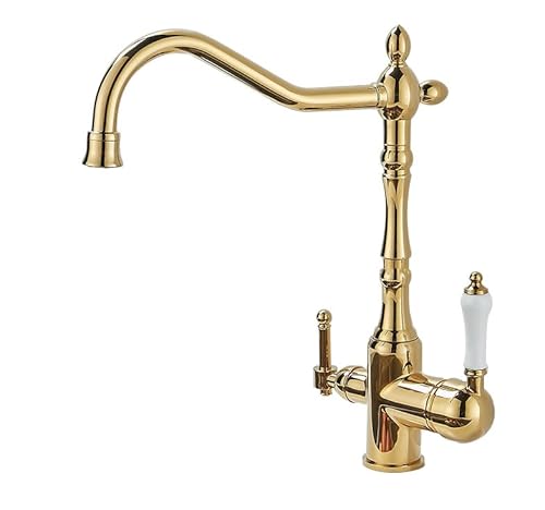 3-in-1 reiner Wasserhahn Waschbecken heißer und kaltes Wasserhahn, Absatz LWX von YCVAWEOD