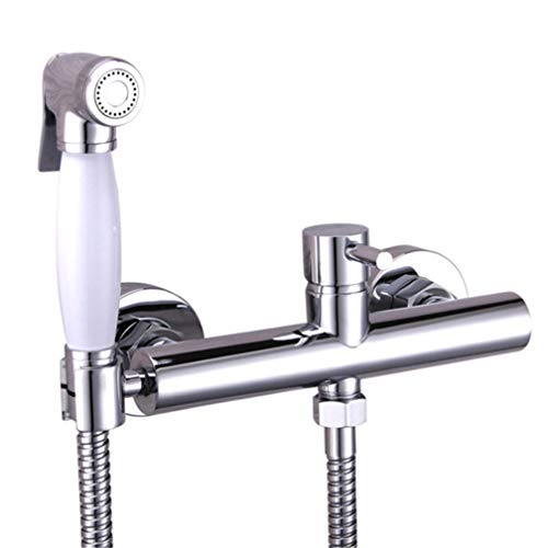 Alle Kupferkalt und heiße Lady -Waschmazle Düsen unter Druck gesetzt Toilettensprühpistole Dusche Waschmaschine Set Body Cleaner Wasserhahn muslimischer Toilette Shattaf, 15 cm LWX von YCVAWEOD