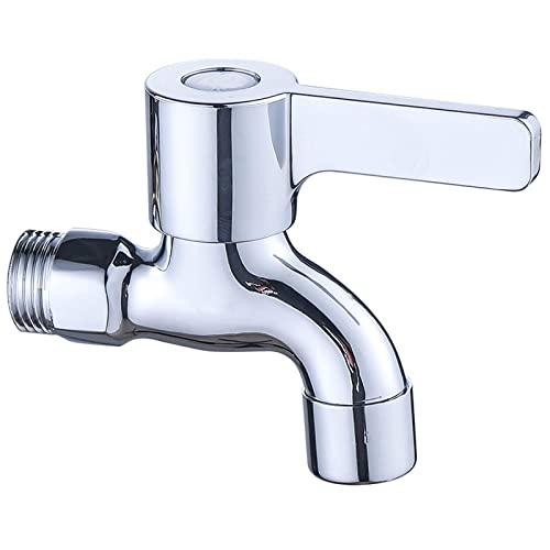 Badezimmer Waschmaschine TAP, Messing -Einweiharmatur mit kaltem Wasser Keramikventilen, Waschbecken Tippen Sie zum Waschbecken Restaurant Küchentoilettenhotel, A (Farbe: C) LWX von YCVAWEOD