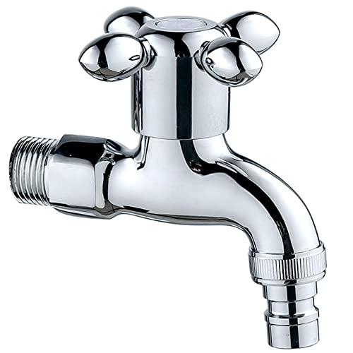 Badezimmer Waschmaschine TAP, Messing -Einweiharmatur mit kaltem Wasser Keramikventilen, Waschbecken Tippen Sie zum Waschbecken Restaurant Küchentoilettenhotel, A (Farbe: C) LWX von YCVAWEOD