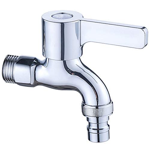 Badezimmer Waschmaschine TAP, Messing -Einweiharmatur mit kaltem Wasser Keramikventilen, Waschbecken Tippen Sie zum Waschbecken Restaurant Küchentoilettenhotel, A (Farbe: C) LWX von YCVAWEOD