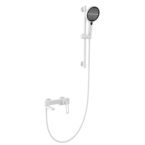 YCVAWEOD Badmixer -Klopfen mit Duschwand montiert 360 Drehausstrich Einzelhebel -Duschmixer (Chrom) LWX von YCVAWEOD
