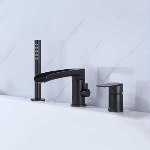 YCVAWEOD Badmixer Zapfhähne mit Duschwasserfall Tippset 3 Loch Bad Duschmischer Tippen Sie 360 Schwenksput LWX YCVAWEOD Badmixer Zapfhähne mit Duschwasserfall Tippset 3 Loch Bad Duschmischer Tippen Sie 360 Schwenksput LWX von YCVAWEOD