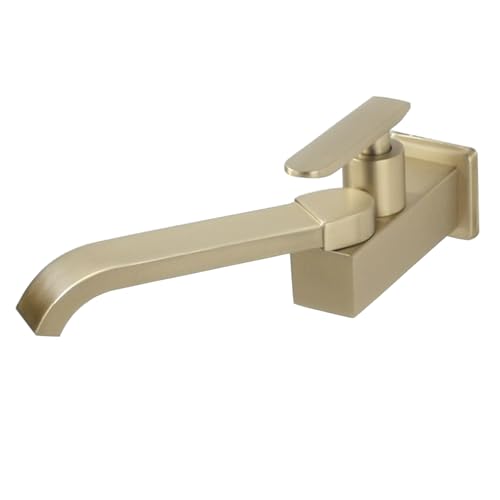 Basin Haken Wasserfall Badezimmer Waschbecken Tap Einer kaltes Wasserbecken Klotz 180 ° Drehwasserfall Wasserfall Küche Tap Küche Spüle Tap Einer Hebel spritzer Waschbecken, Chromfarbe LWX von YCVAWEOD