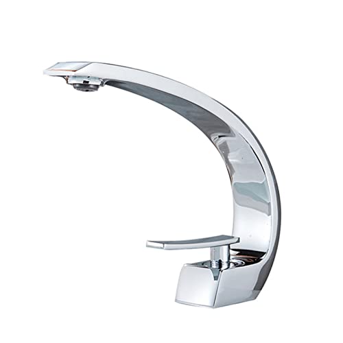 Becken Wasserhähnen Badmixer Tap Messing Chrom Nickel Waschtische Wasserhahn Eingriff ein Griff ein Loch Kranhack LWX Becken Wasserhähnen Badmixer Tap Messing Chrom Nickel Waschtische Wasserhahn Eingriff ein Griff ein Loch Kranhack LWX von YCVAWEOD