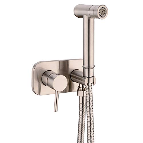 Bidet Sprayer mit kaltem und heißem Wasser Messing tragbarer Stoffwindel Waschmaschinen -Duschsprühgerät Set Wall montiertes Badezimmer Duschflockenhahn für persönliche Hygiene, Bodenreinigung, Bidet Sprayer mit kaltem und heißem Wasser Messing tragbarer Stoffwindel Waschmaschinen -Duschsprühgerät Set Wall montiertes Badezimmer Duschflockenhahn für persönliche Hygiene, Bodenreinigung, von YCVAWEOD