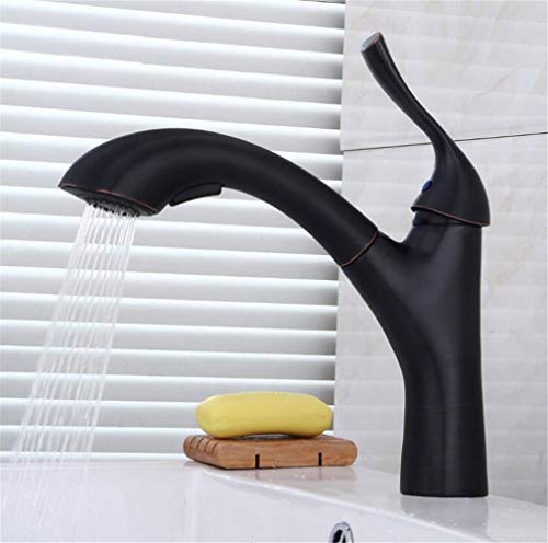 Chrom/schwarze Farbe Ausziehen Sprühkopf Küchenarmatur Heiße und kaltes Wasser 360 Drehen Küchenspüle Haken Stream Sprayer 2 Funktion Spout Waschbecken Mixer, Chrom LWX Chrom/schwarze Farbe Ausziehen Sprühkopf Küchenarmatur Heiße und kaltes Wasser 360 Drehen Küchenspüle Haken Stream Sprayer 2 Funktion Spout Waschbecken Mixer, Chrom LWX von YCVAWEOD