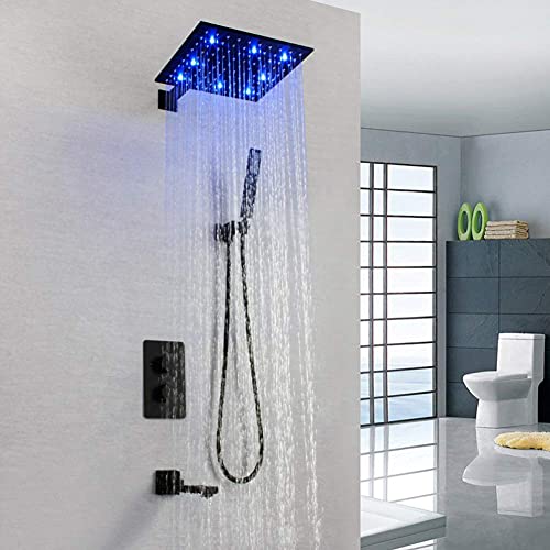 Dusch -Set Thermostat Duschsystem, Duscharmatur Badezimmer - zeitgenössische Malerei Wandmontage Messing Ventil Badezimmer Duschmischer Set das Hotel Badezimmer Home Dekoration LWX Dusch -Set Thermostat Duschsystem, Duscharmatur Badezimmer - zeitgenössische Malerei Wandmontage Messing Ventil Badezimmer Duschmischer Set das Hotel Badezimmer Home Dekoration LWX von YCVAWEOD