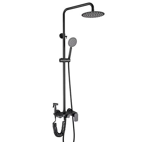 Dusche Edelstahl-Niederschlags-Duschsystem, Vierfunktion Duscharmatur, 4-Wege-Wasserdauer-Dusch-Trimmkit, Bad Eingriff Duschmixer LWX Dusche Edelstahl-Niederschlags-Duschsystem, Vierfunktion Duscharmatur, 4-Wege-Wasserdauer-Dusch-Trimmkit, Bad Eingriff Duschmixer LWX von YCVAWEOD