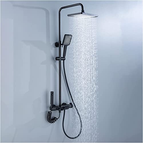 Duschkopf Klassische Regendusche mit Duschkopf, Duscharmatur Set Wall -Montierte Dusche Kombination Set Messing Regenmixer Dusche mit Badewanne Sput LWX Duschkopf Klassische Regendusche mit Duschkopf, Duscharmatur Set Wall -Montierte Dusche Kombination Set Messing Regenmixer Dusche mit Badewanne Sput LWX von YCVAWEOD