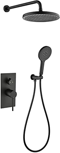 Duschsystem, Badezimmer Duschkopf, Overhead Duschsystem, Duscharmatur-Set, Mehrfunktion Überkopf-Regenduschkopf mit Handheld-Spray, Bad Luxus Regenmixer Duschkombination Set LWX Duschsystem, Badezimmer Duschkopf, Overhead Duschsystem, Duscharmatur-Set, Mehrfunktion Überkopf-Regenduschkopf mit Handheld-Spray, Bad Luxus Regenmixer Duschkombination Set LWX von YCVAWEOD