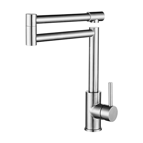 Edelstahl Küchenspüle Wasserhahn -Topf -Füllstoff Doppelgelenk Schwung Arm Deck Halter LWX Edelstahl Küchenspüle Wasserhahn -Topf -Füllstoff Doppelgelenk Schwung Arm Deck Halter LWX von YCVAWEOD