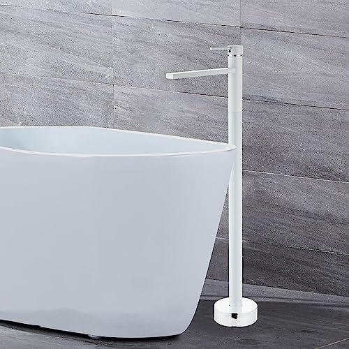 YCVAWEOD Free VORBAD Bad TAPS, Baden Bad DUSGE EIN Hebelmixer Hack, freistehende Messingbad Kabel Heiße und kalt, Badezimmermixer TIPP Badewanne, bodenmontiertes Badewannenhahn, weiß LWX YCVAWEOD Free VORBAD Bad TAPS, Baden Bad DUSGE EIN Hebelmixer Hack, freistehende Messingbad Kabel Heiße und kalt, Badezimmermixer TIPP Badewanne, bodenmontiertes Badewannenhahn, weiß LWX von YCVAWEOD