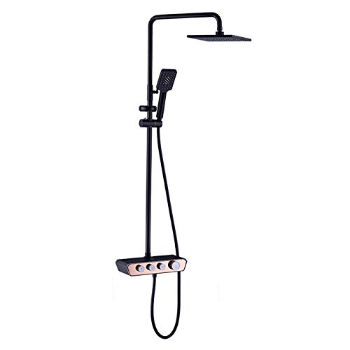 Handheld-Duschschubtuschsystem, wandmontierte Hochdruck-Duscharmaturen mit Regenduschkopf und 3-Funktion Handschauer LWX Handheld-Duschschubtuschsystem, wandmontierte Hochdruck-Duscharmaturen mit Regenduschkopf und 3-Funktion Handschauer LWX von YCVAWEOD