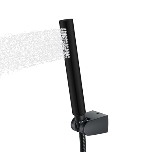 Handheld Duschset, abnehmbarer Edelstahl -Handheld -Duschkopf mit 59 -Zoll -Duschschlauch, wandmontierter runder Duschkopf mit Duschhalter, Chrom LWX Handheld Duschset, abnehmbarer Edelstahl -Handheld -Duschkopf mit 59 -Zoll -Duschschlauch, wandmontierter runder Duschkopf mit Duschhalter, Chrom LWX von YCVAWEOD