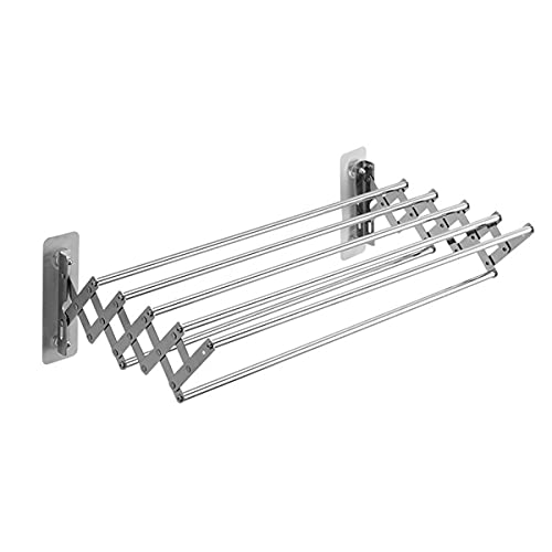 Handtuchregal Klappbarer Küchenbadhalter Handtuchhalter Wand montiert Edelstahl Rack Kleber Selbstkleber oder Schraubmontage Poliert Fertiger explodierbar/42-80 cm LWX Handtuchregal Klappbarer Küchenbadhalter Handtuchhalter Wand montiert Edelstahl Rack Kleber Selbstkleber oder Schraubmontage Poliert Fertiger explodierbar/42-80 cm LWX von YCVAWEOD