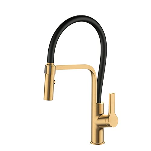 Kommerzieller Messingküchenspüle Wasserhahn mit Pull Down Sprayer High -Bogen mit einem Griff mit Dual -Funktion Pot Füllstoff perfekt für moderne Küchen und einfache Installation LWX Kommerzieller Messingküchenspüle Wasserhahn mit Pull Down Sprayer High -Bogen mit einem Griff mit Dual -Funktion Pot Füllstoff perfekt für moderne Küchen und einfache Installation LWX von YCVAWEOD