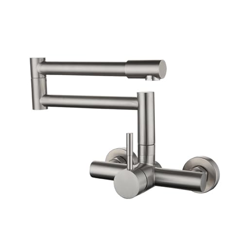YCVAWEOD Küchenbad Tapswall montierter Kabel rotierende klappbare Griff Edelstahl Heiße und kalte Wasserschwarz LWX YCVAWEOD Küchenbad Tapswall montierter Kabel rotierende klappbare Griff Edelstahl Heiße und kalte Wasserschwarz LWX von YCVAWEOD