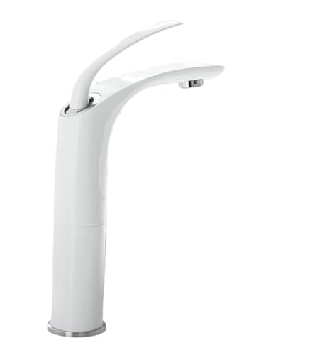 Küchenhahn, Küchenspüle Taps, Kupferwasserfall -Basin -Wasserhahn, heißer Kaltmixer -Waschbecken, schwarzer weißer Badezimmer Mixer Crane Home Hardware, für Küchenbad (ein hohes schwarzes Gold) LWX von YCVAWEOD