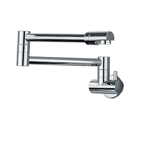 Küchenhahn Küchenmixer Hahn, Küchenarmaturen -Topf -Füllstoff Doppelgelenk Ausstrahlung Klappbarer Schwingarm, Wand Messing Single Loch Zwei Griff Spülspüle für Küche, Badezimmer (schwarzer Bronze B) Küchenhahn Küchenmixer Hahn, Küchenarmaturen -Topf -Füllstoff Doppelgelenk Ausstrahlung Klappbarer Schwingarm, Wand Messing Single Loch Zwei Griff Spülspüle für Küche, Badezimmer (schwarzer Bronze B) von YCVAWEOD