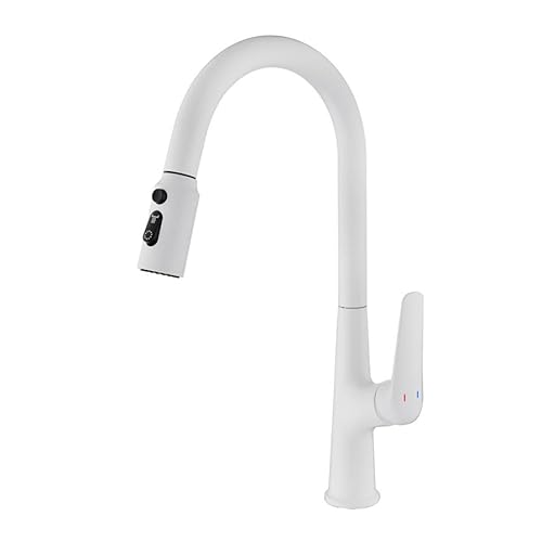 Küchenmischer Tippen Sie mit Ausziehen von Sprühküche Taps für Waschbecken 360 ° Drehspüle Taps für Küche mit 3 Spary -Modi Küchenspüle Hackmixer Chrom LWX Küchenmischer Tippen Sie mit Ausziehen von Sprühküche Taps für Waschbecken 360 ° Drehspüle Taps für Küche mit 3 Spary -Modi Küchenspüle Hackmixer Chrom LWX von YCVAWEOD